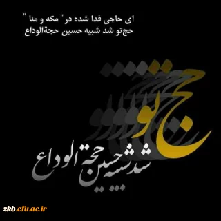 ای حاجی فدا شده درمکه  ومنا......حج تو شد شبیه حسین حجه الوداع