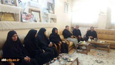 دیدار با خانواده شهدا به مناسبت هفته دفاع مقدس