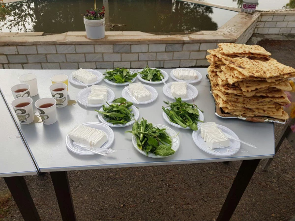 برگزاری صبحانه سالم در هفته سلامت و تندرستی در محوطه دانشگاه با همکاری انجمن ورزشی و بسیج 3