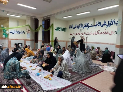 برگزاری مراسم افطاری به مناسبت میلاد کریم اهل بیت ،امام حسن مجتبی(ع) در خوابگاه 