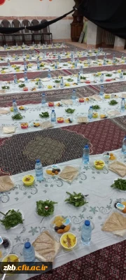ضیافت افطار دانشجو معلمان مرکز آموزش عالی زینب کبری (س) بروجرد و.برگزاری مراسم احیاء در لیالی قدر
