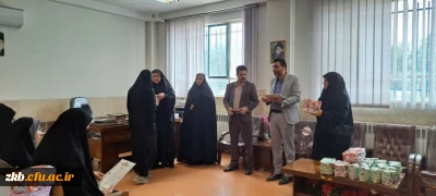 تقدیر از دانشجو معلمان بسیجی مرکز آموزش عالی زینب کبری (س) بروجرد