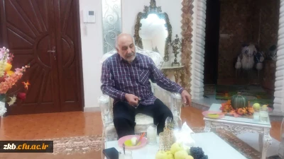  دیدار کارکنان مرکز آموزش عالی زینب کبری سلام الله علیها با آزاده و جانباز سرافراز آقای منوچهر دارابی